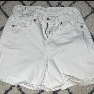 American Eagle Outfitters Women's Jean Shorts in White